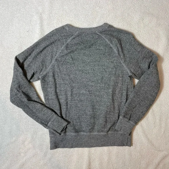 Roots  Logo Salt & Pepper Crewneck Fitted Sweatshirt - Picture 11 of 14